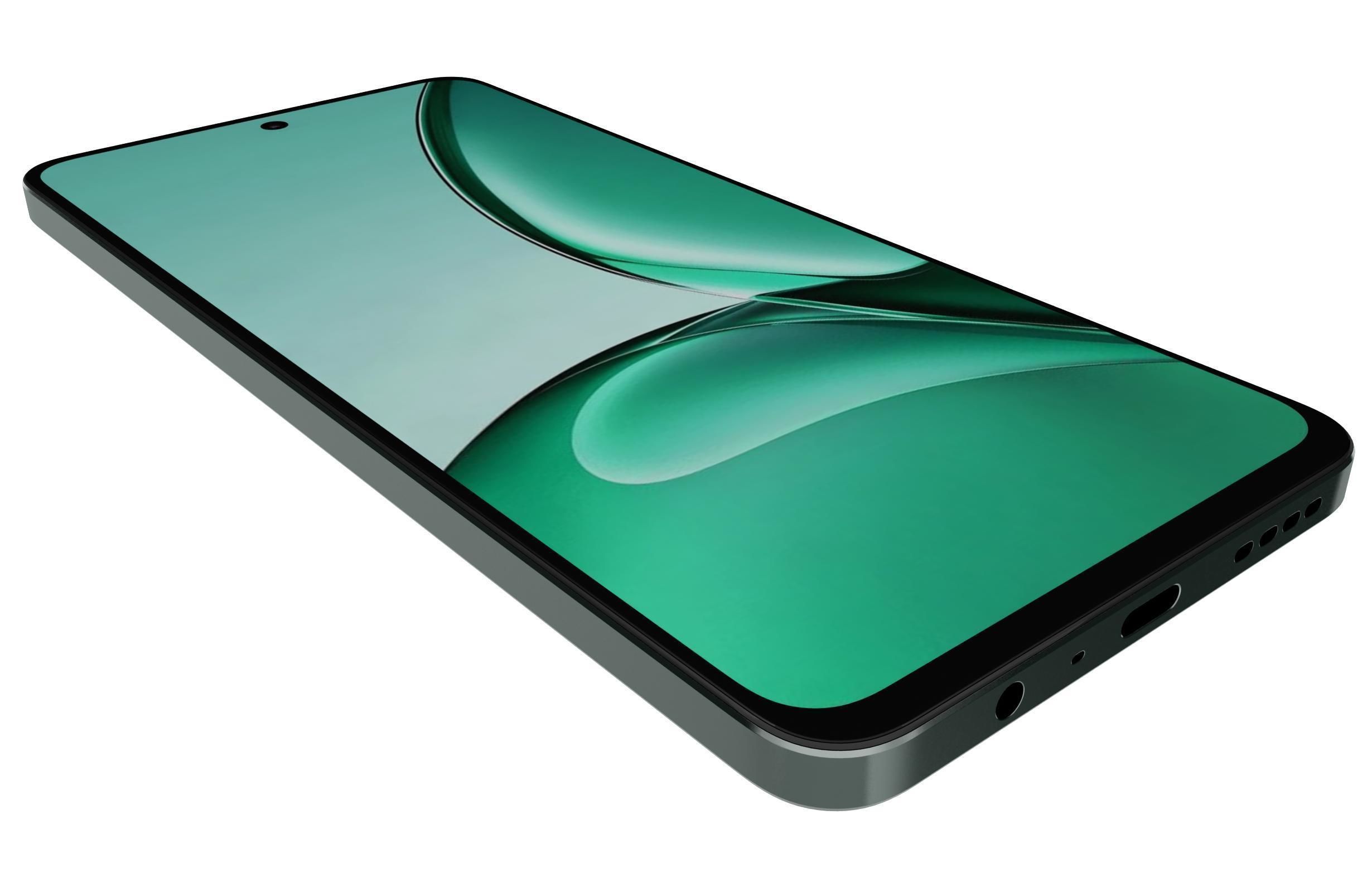 Realme V60s Turquoise 3D model_12