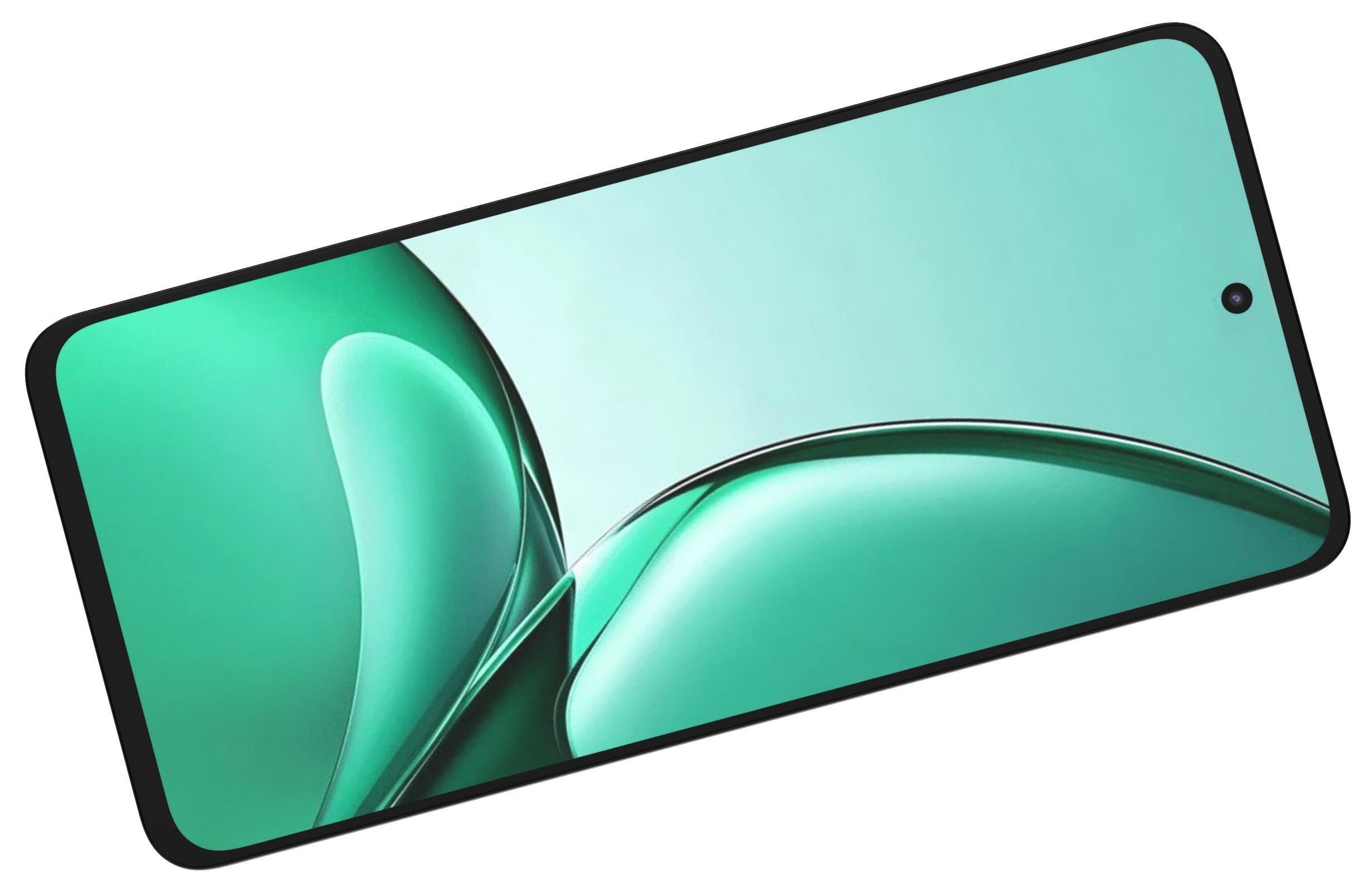 Realme V60s Turquoise 3D model_14