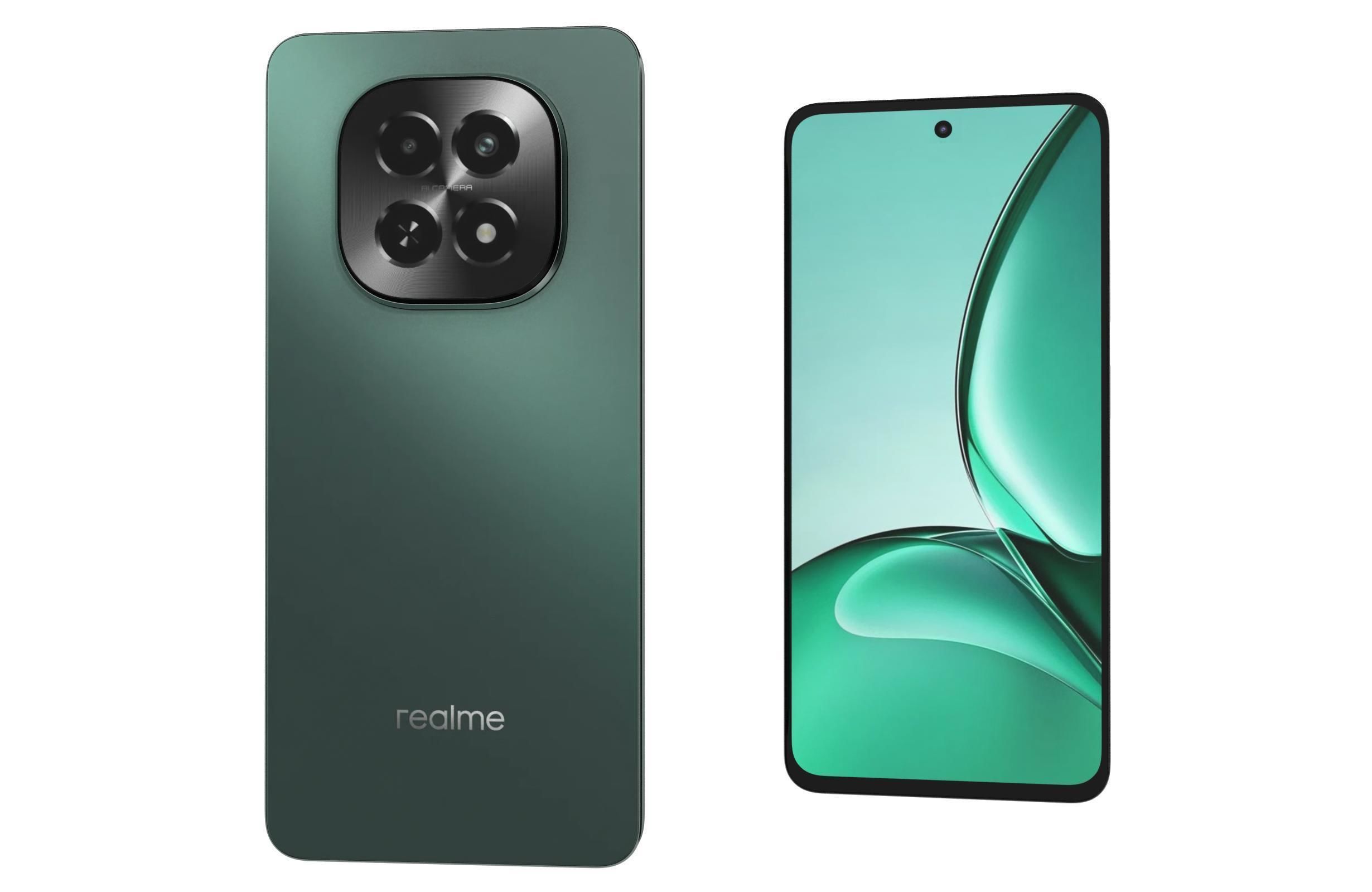 Realme V60s Turquoise 3D model_7