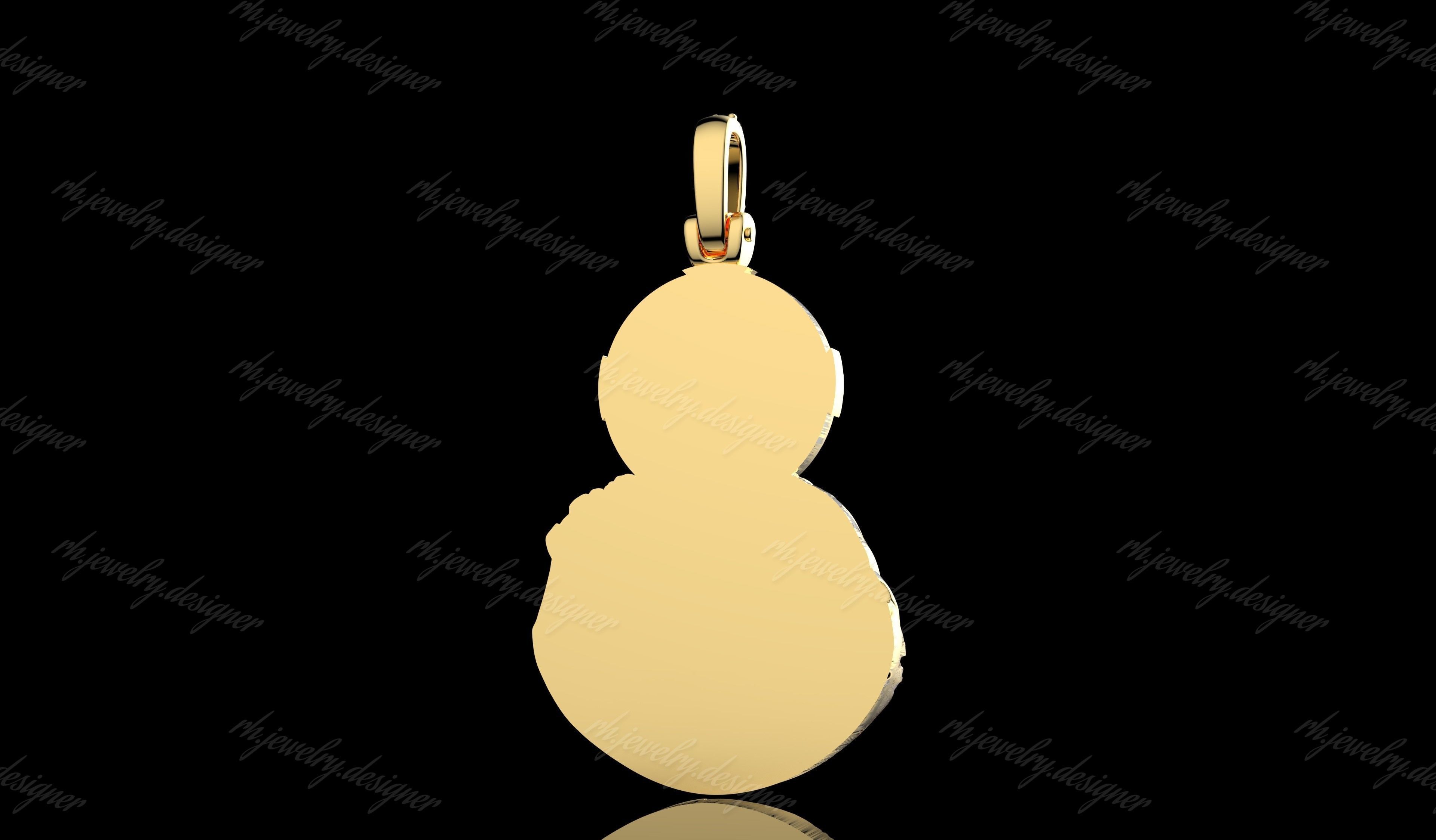 Gold N1172 3D print model_3