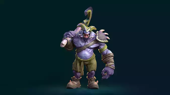 Game-ready character Big Guy