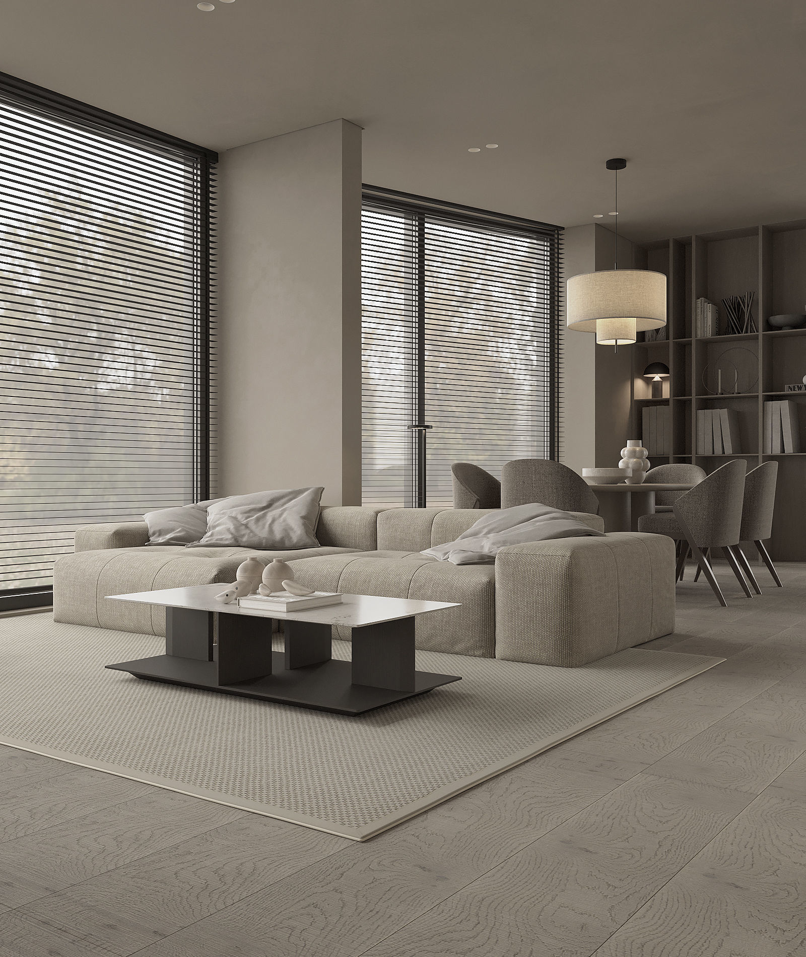 Living room 3D model_2