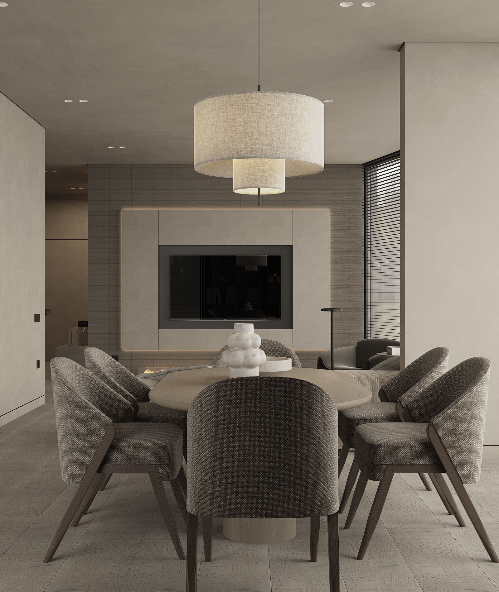 Living room 3D model_11