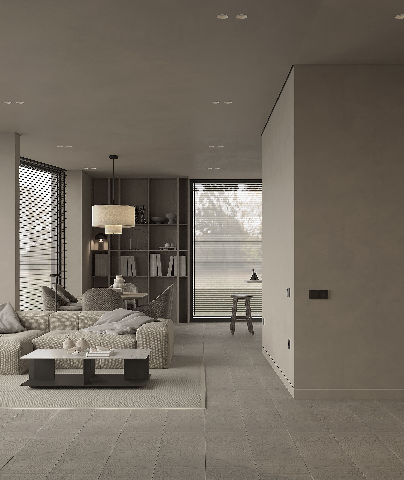 Living room 3D model_3