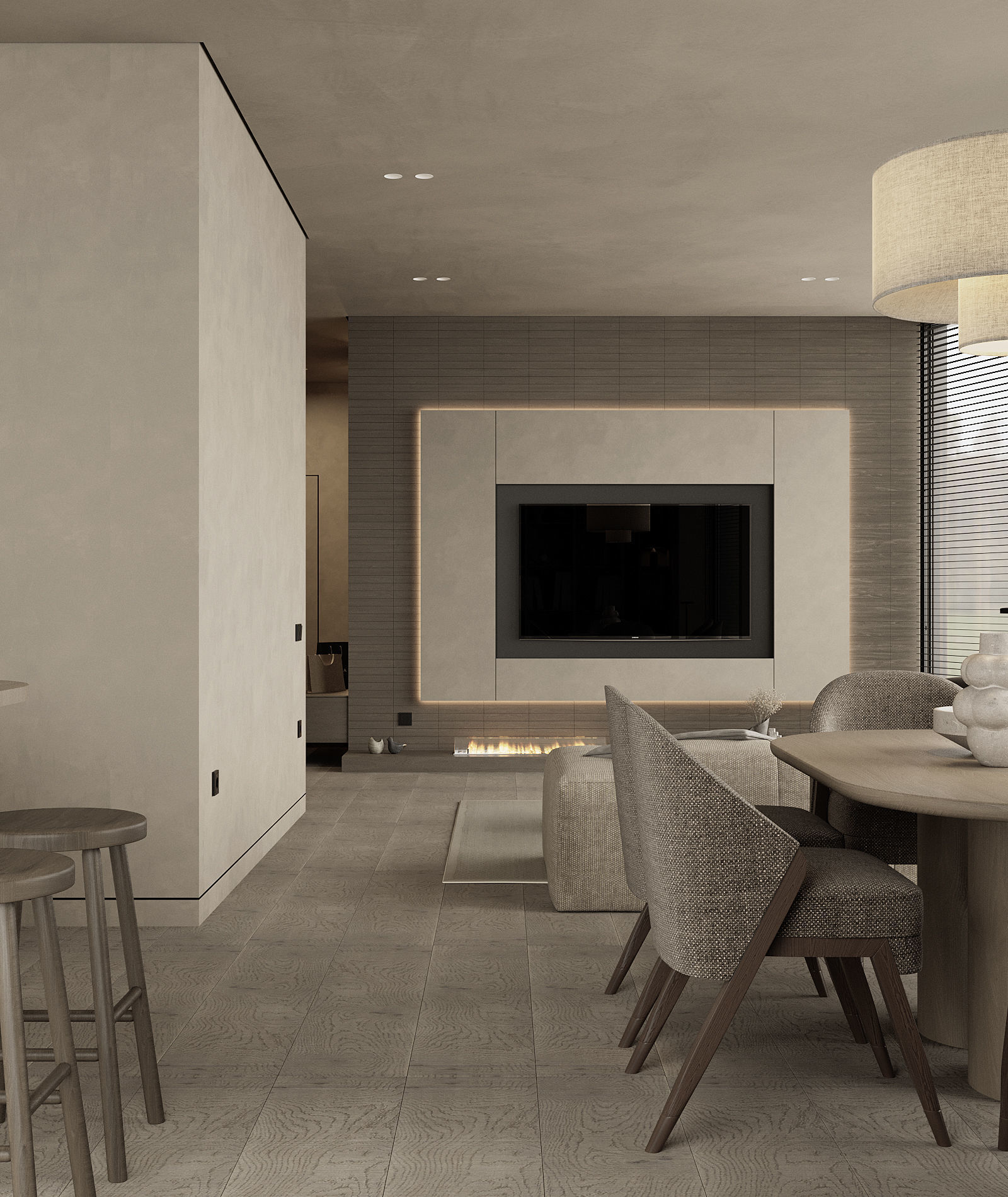 Living room 3D model_10