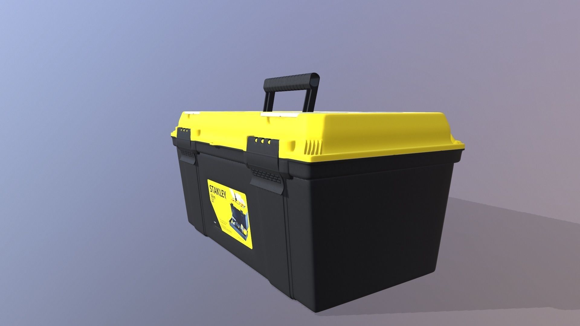 Stanley Tool Box 3D model_2