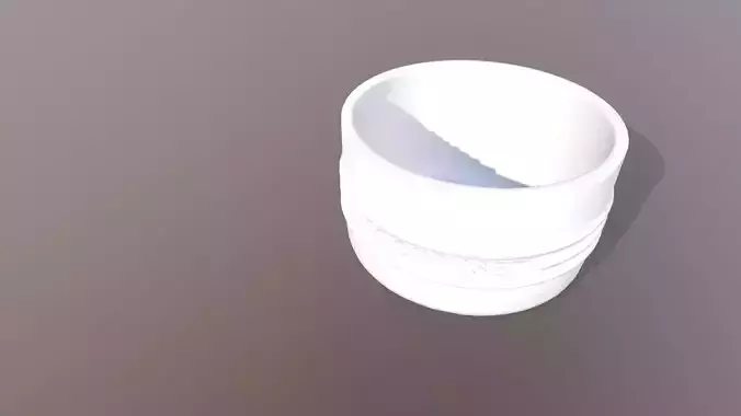 Stoneware Round 3D model