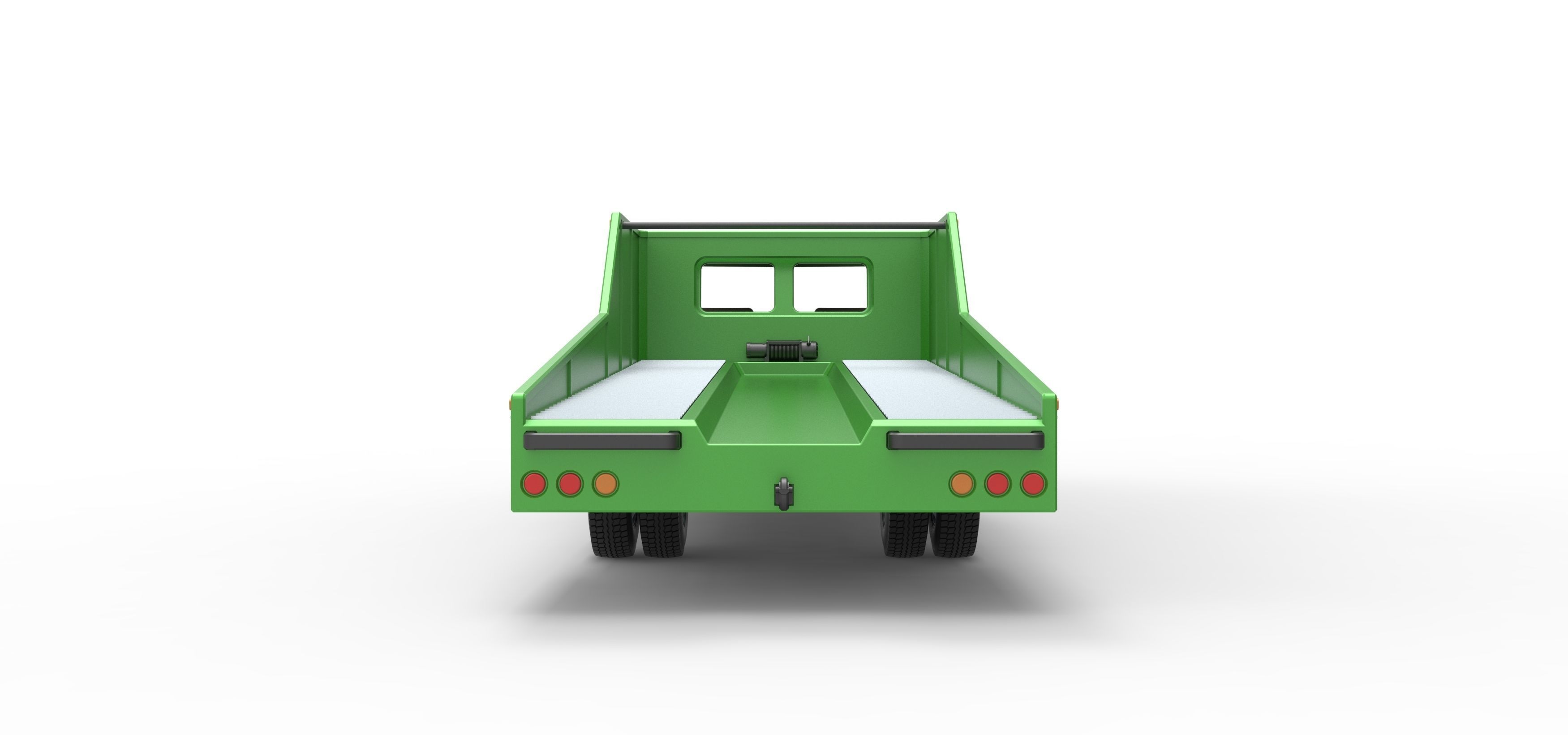 Vintage Transporter truck for Race car Version 3 Scale 1 to 25 3D print model_21