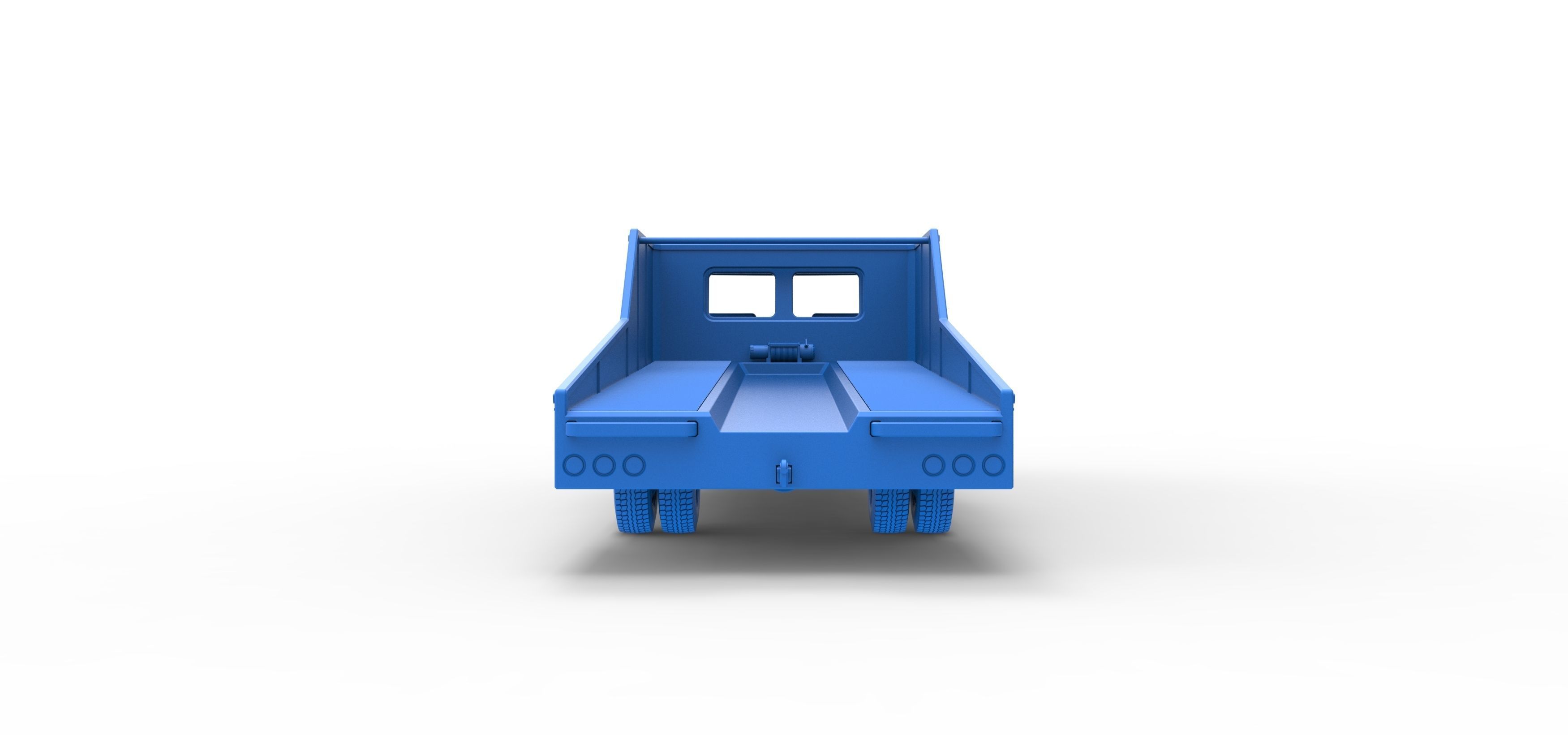 Vintage Transporter truck for Race car Version 3 Scale 1 to 25 3D print model_46