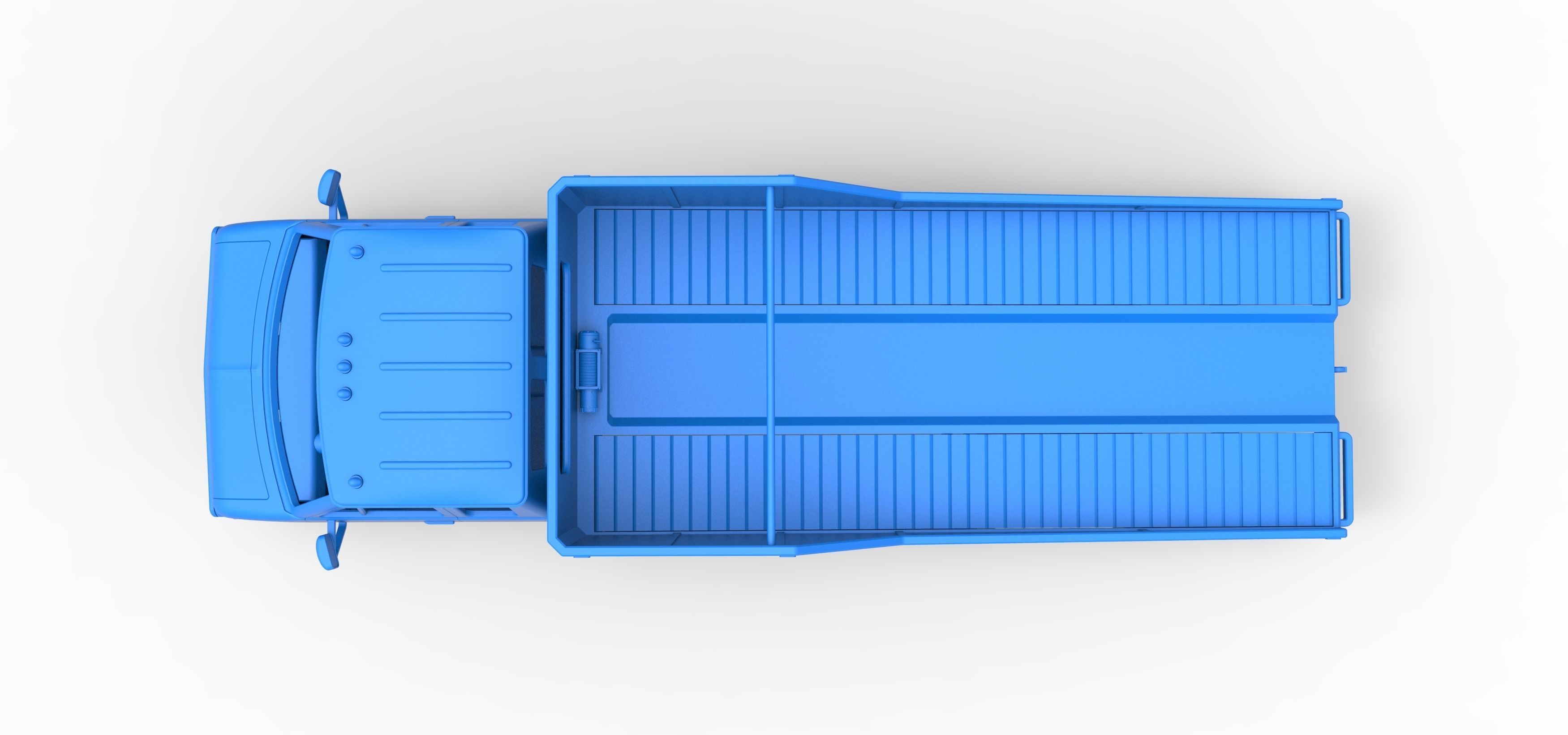 Vintage Transporter truck for Race car Version 3 Scale 1 to 25 3D print model_41