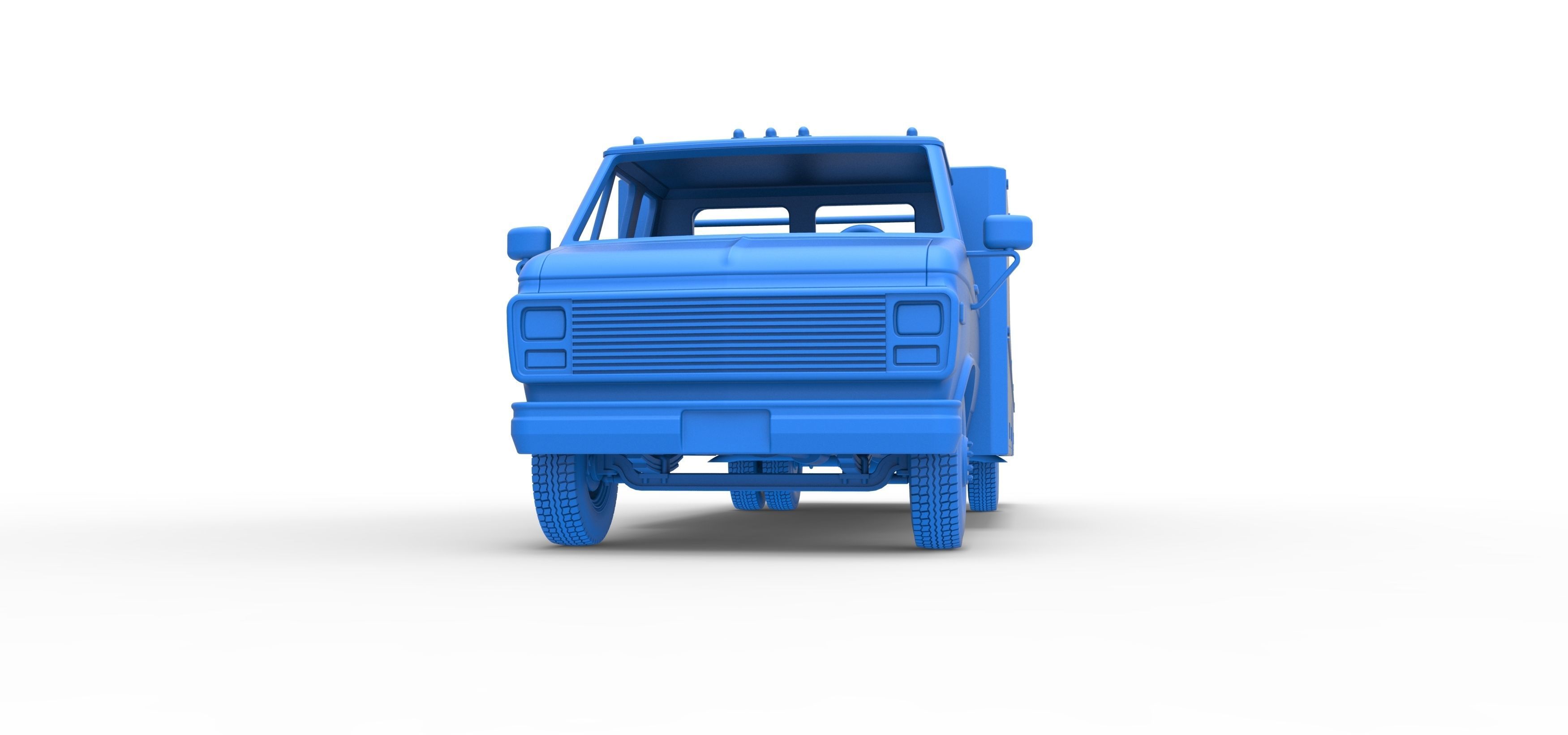 Vintage Transporter truck for Race car Version 3 Scale 1 to 25 3D print model_36