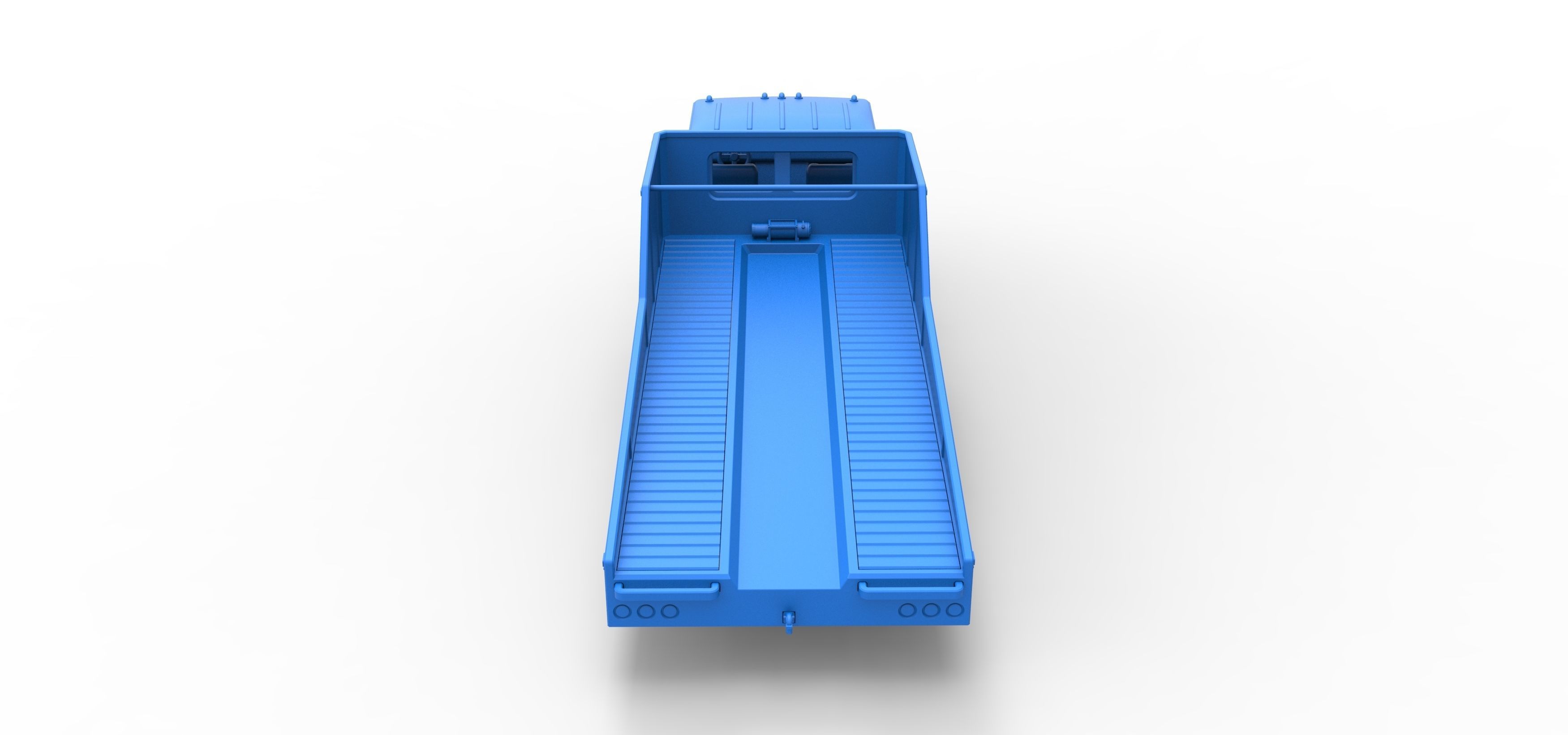 Vintage Transporter truck for Race car Version 3 Scale 1 to 25 3D print model_47