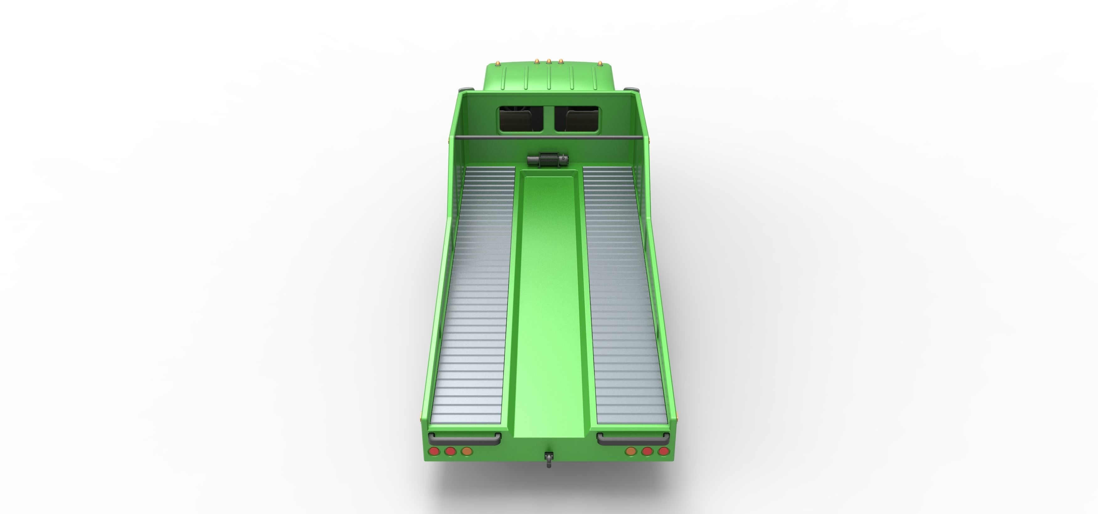 Vintage Transporter truck for Race car Version 3 Scale 1 to 25 3D print model_23