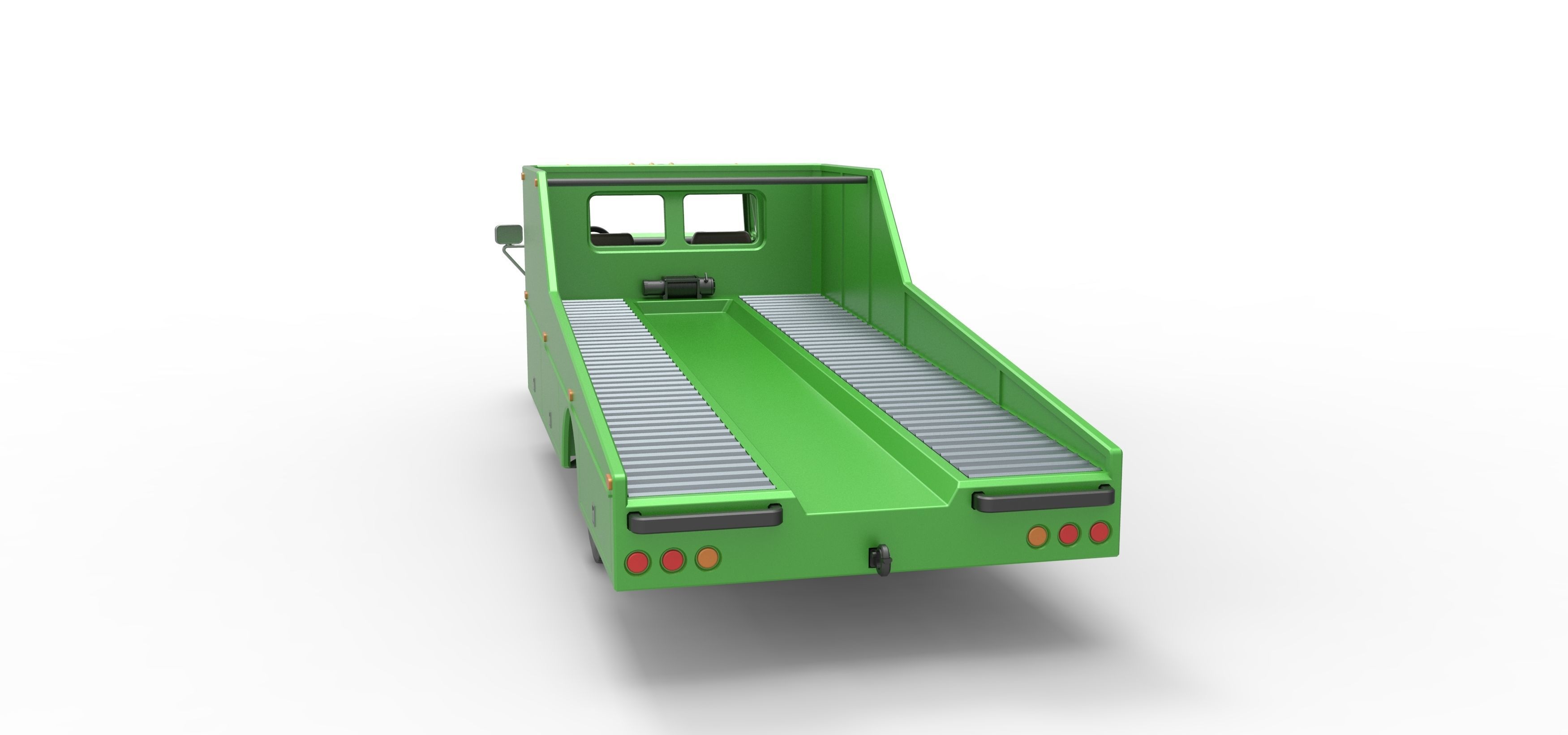 Vintage Transporter truck for Race car Version 3 Scale 1 to 25 3D print model_20