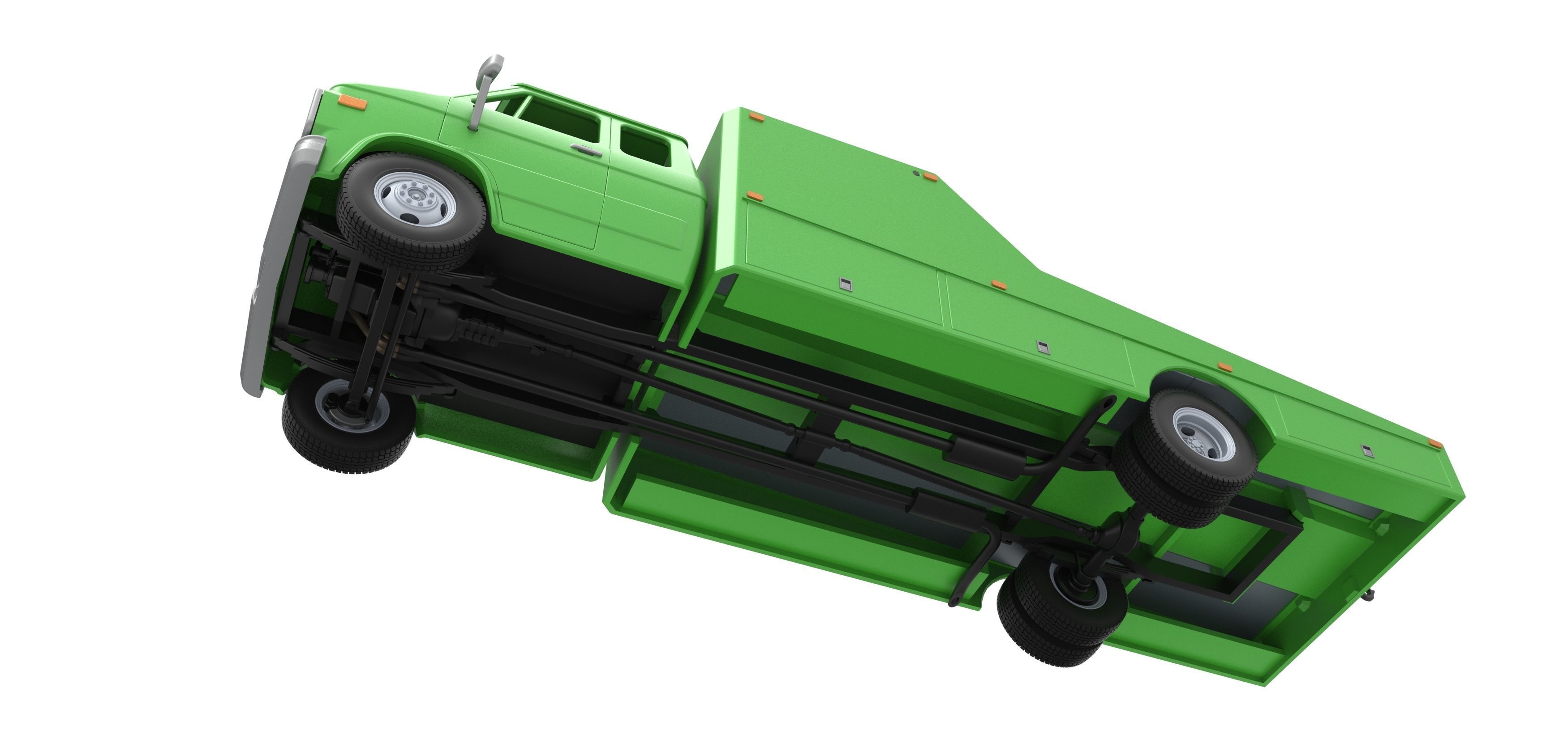 Vintage Transporter truck for Race car Version 3 Scale 1 to 25 3D print model_10