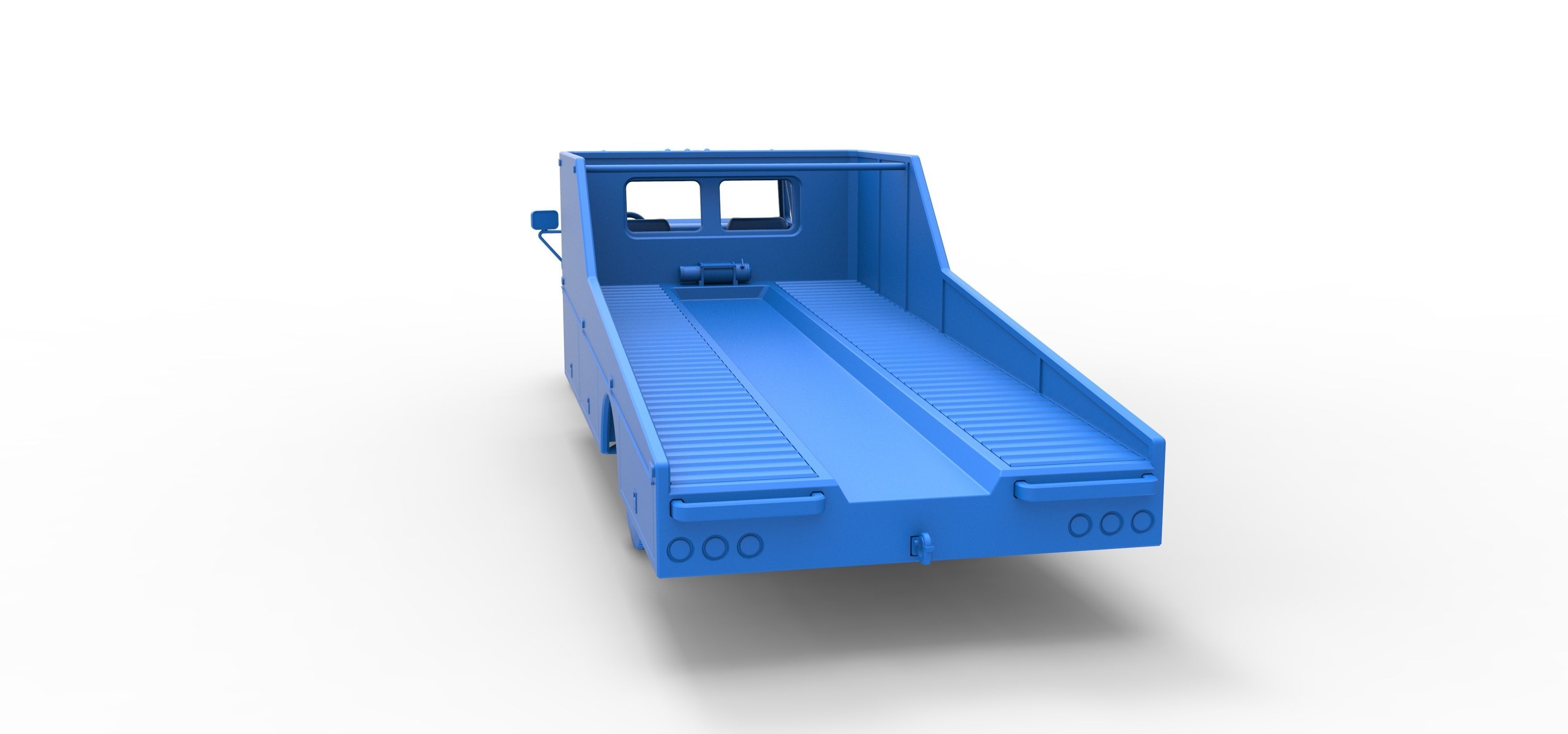 Vintage Transporter truck for Race car Version 3 Scale 1 to 25 3D print model_44