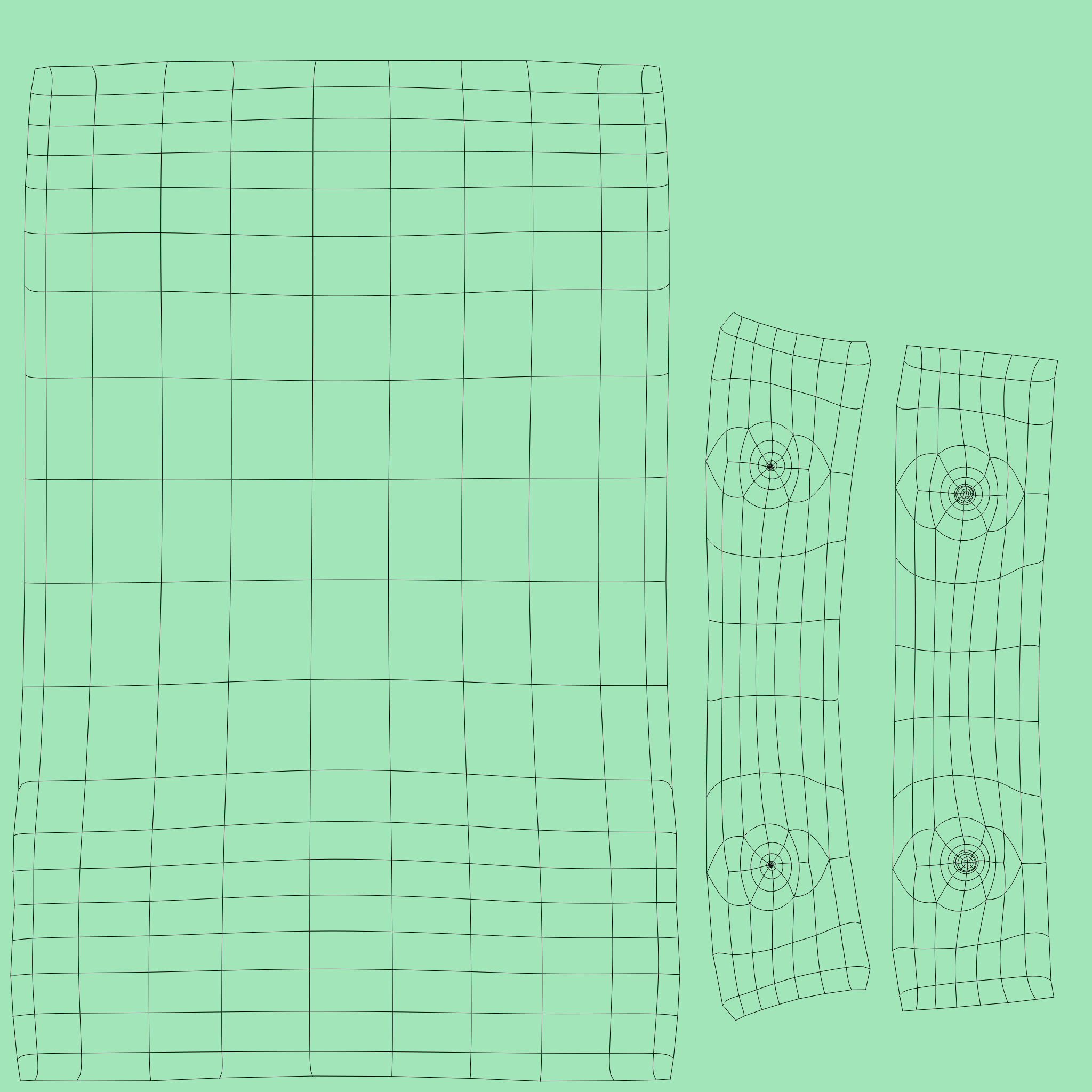 Stylized bed with blanket Low-poly 3D model_8