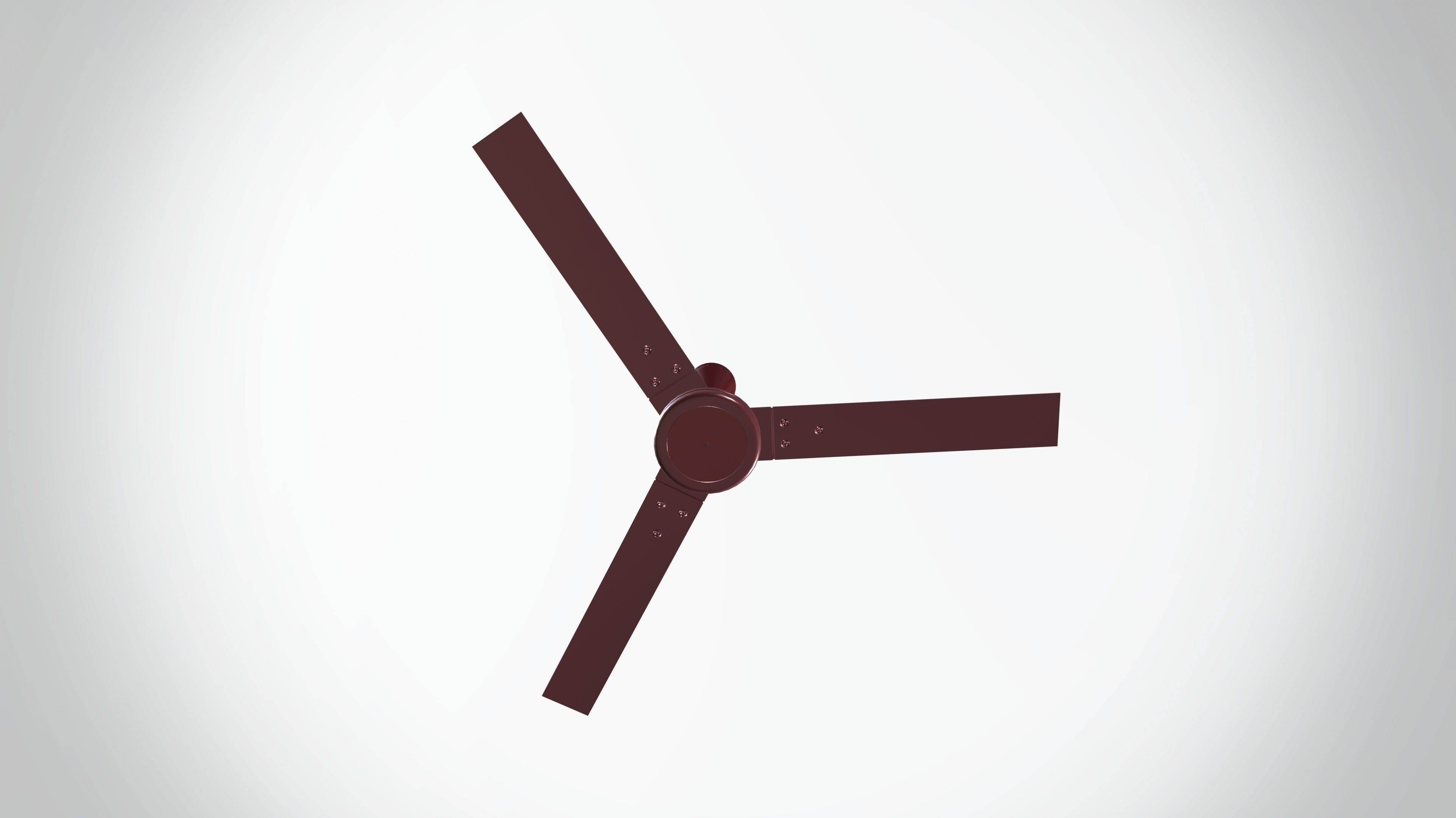 Ceiling Fan Low-poly 3D model_5