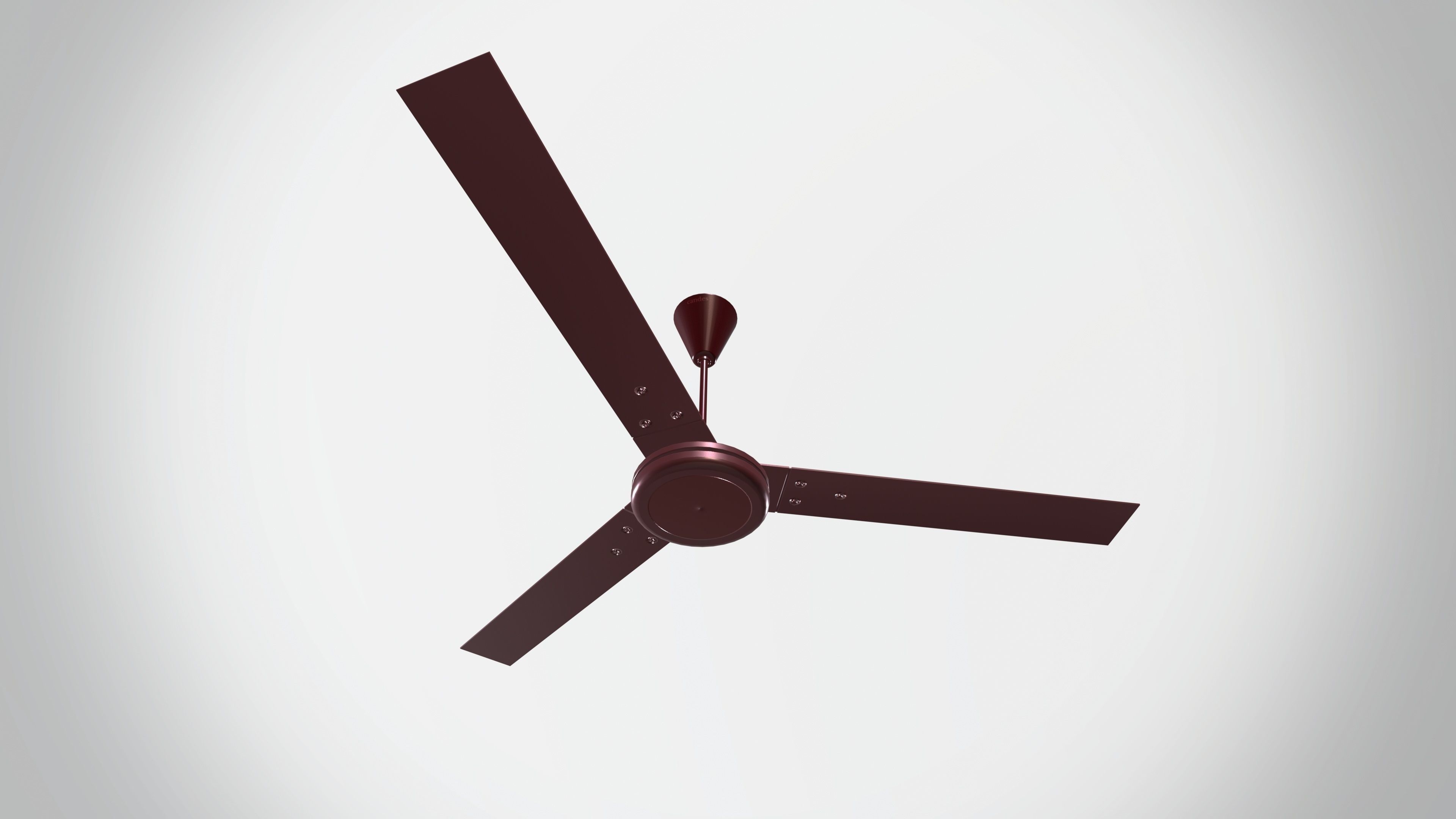 Ceiling Fan Low-poly 3D model_4