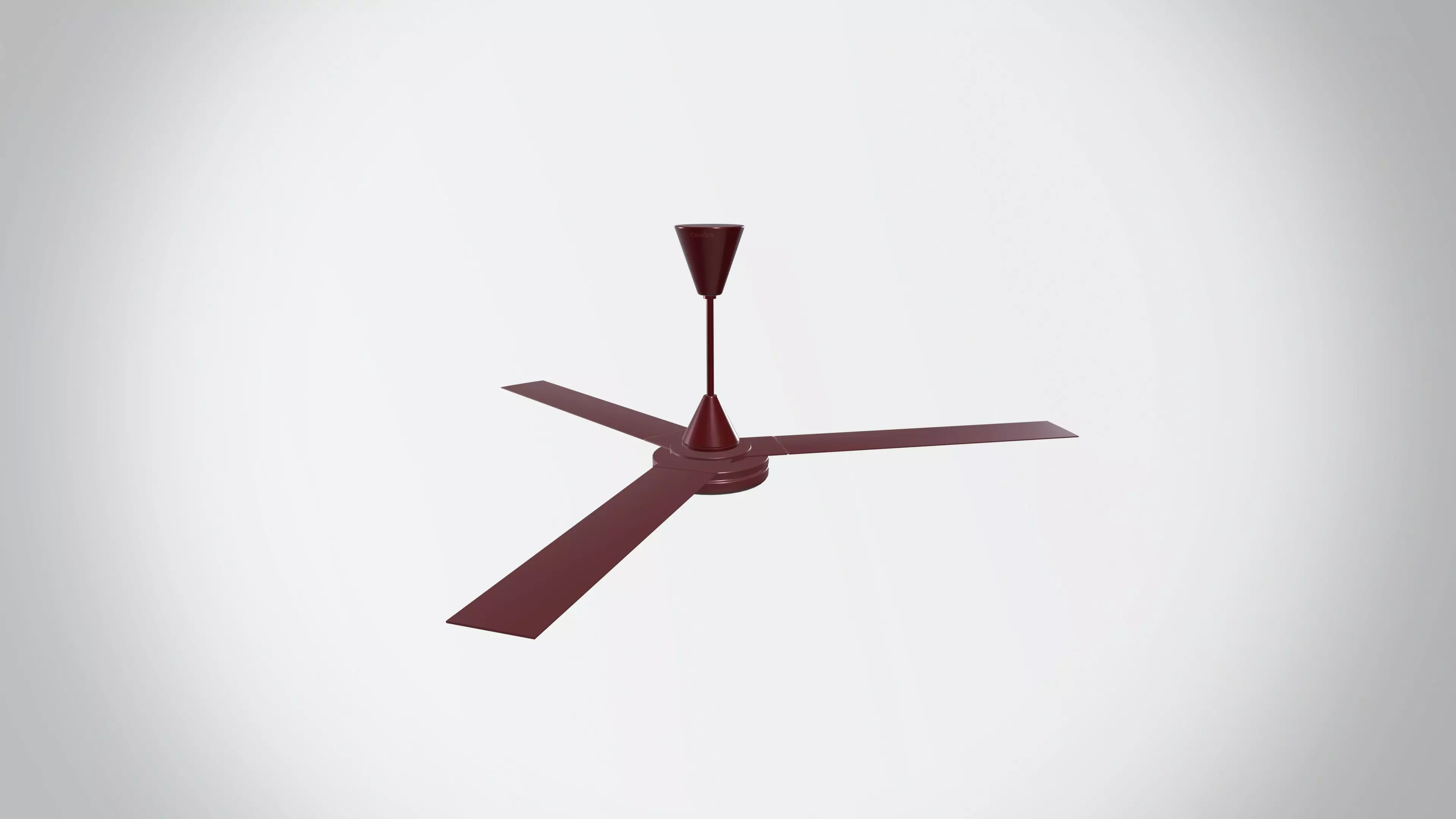 Ceiling Fan Low-poly 3D model_0
