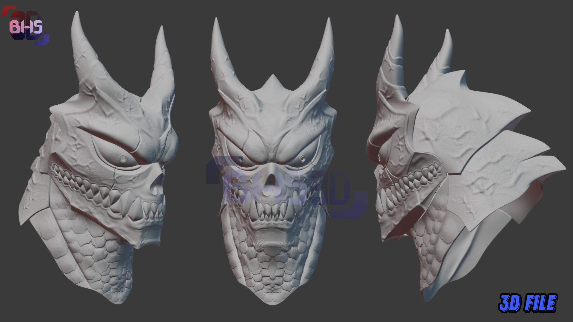 Kaijuu No 8 Kafka Helmet 3D File digital Download 3D print model_6