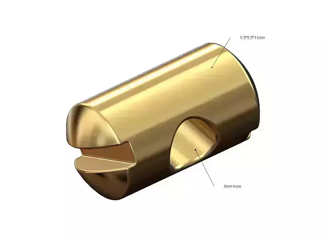 Screw pin bead charm and bracelet spacer