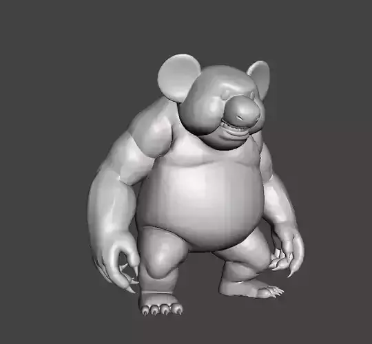 Orange Demon 3D Model