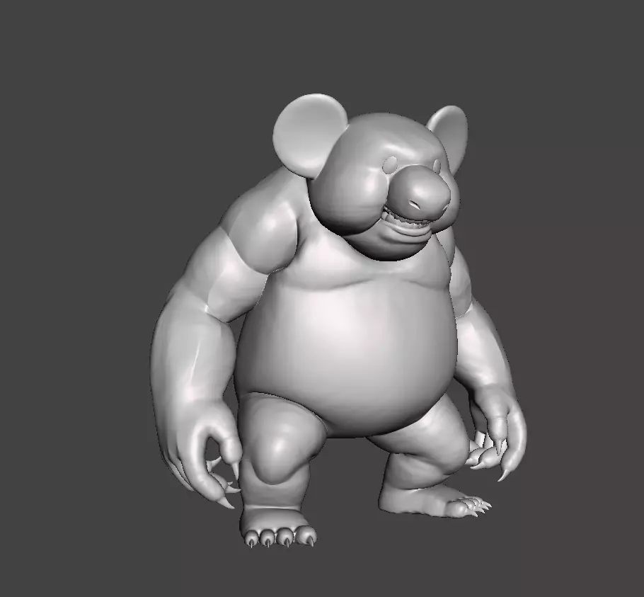 Orange Demon 3D Model 3D print model_0