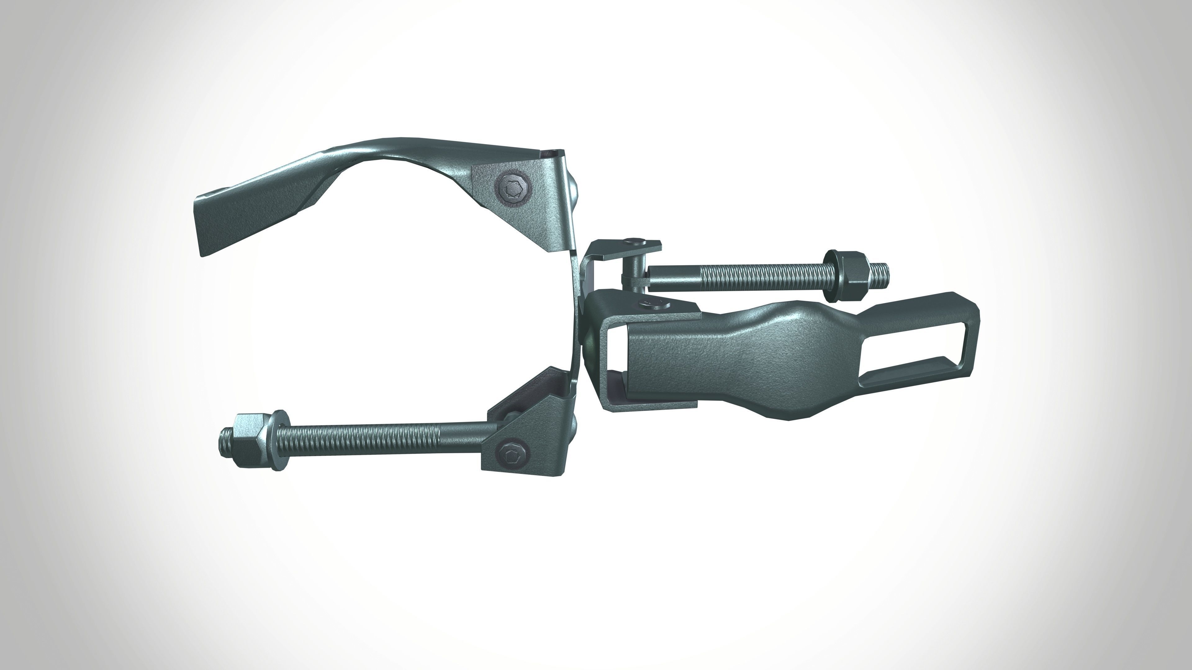 scaffolding lock 3D model_2