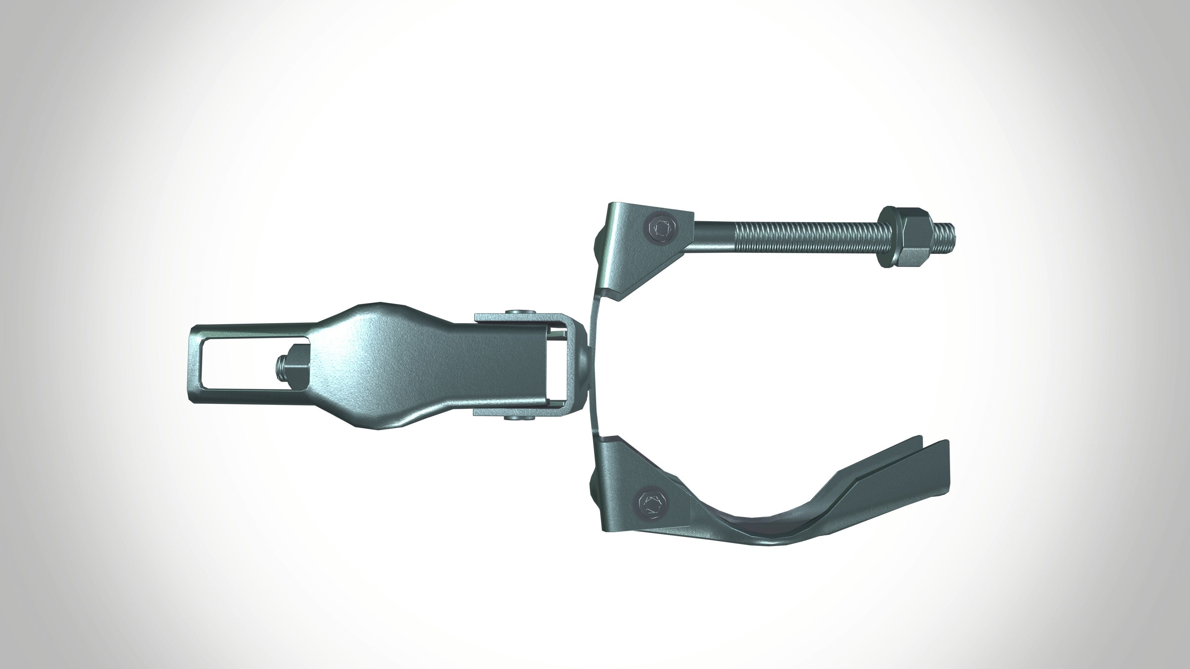 scaffolding lock 3D model_3