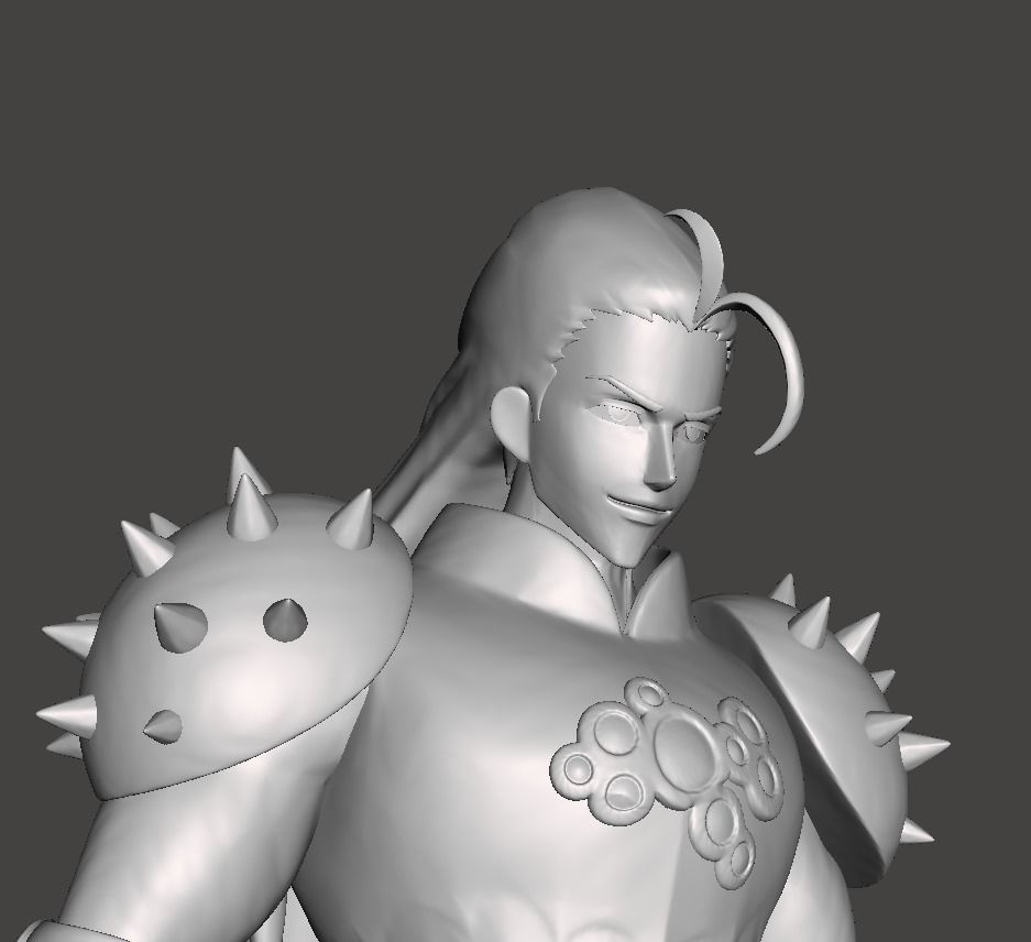 Zeldris Demon King 3D Model 3D print model_2