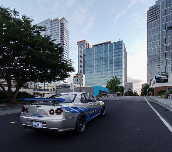 NISSAN R 34 - 2FAST 2 FURIOUS CONCEPT 3D MODEL 3D model