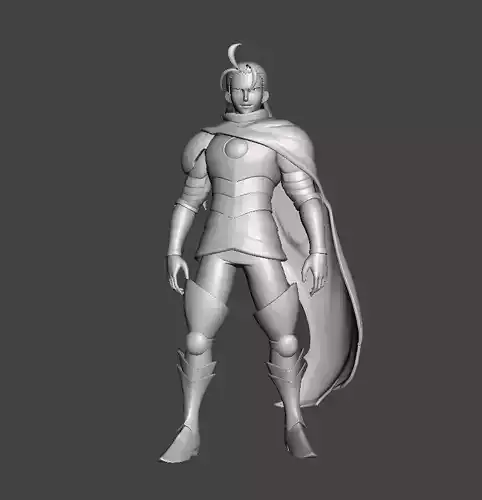 Zeldris Demon King 3D Model 3D print model