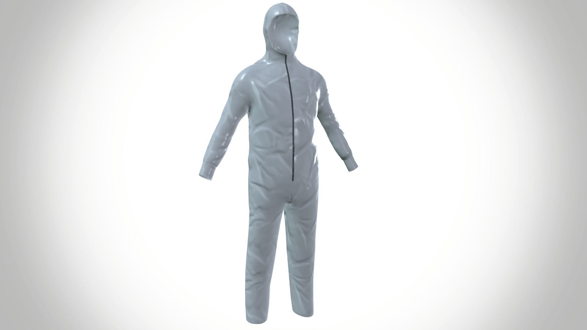 paint suit Low-poly 3D model_7