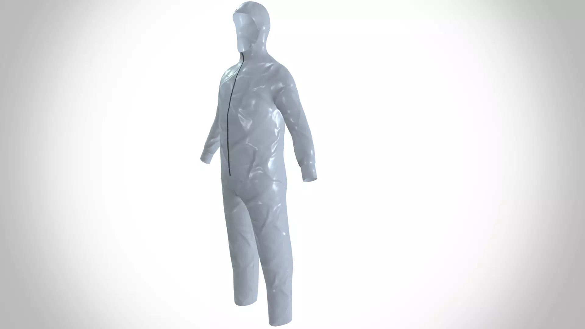 paint suit Low-poly 3D model_0