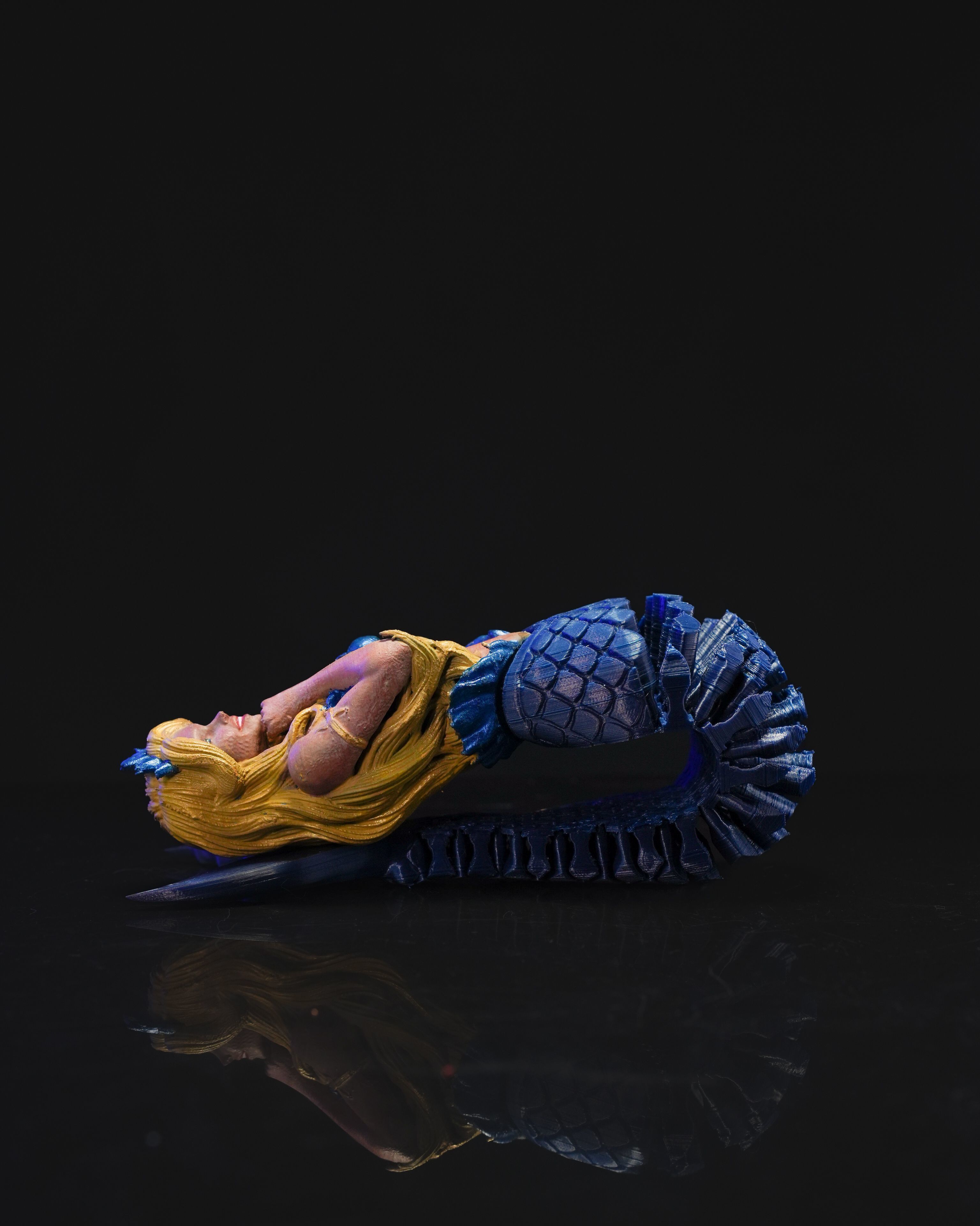 Articulated Mermaid Daena 3D print model_2