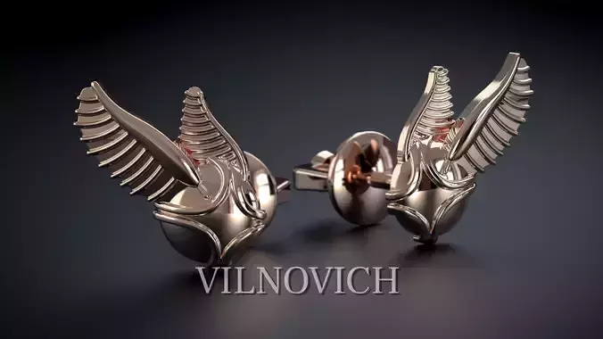 GOLDEN SNITCH EARRINGS Printable Model 3D print model