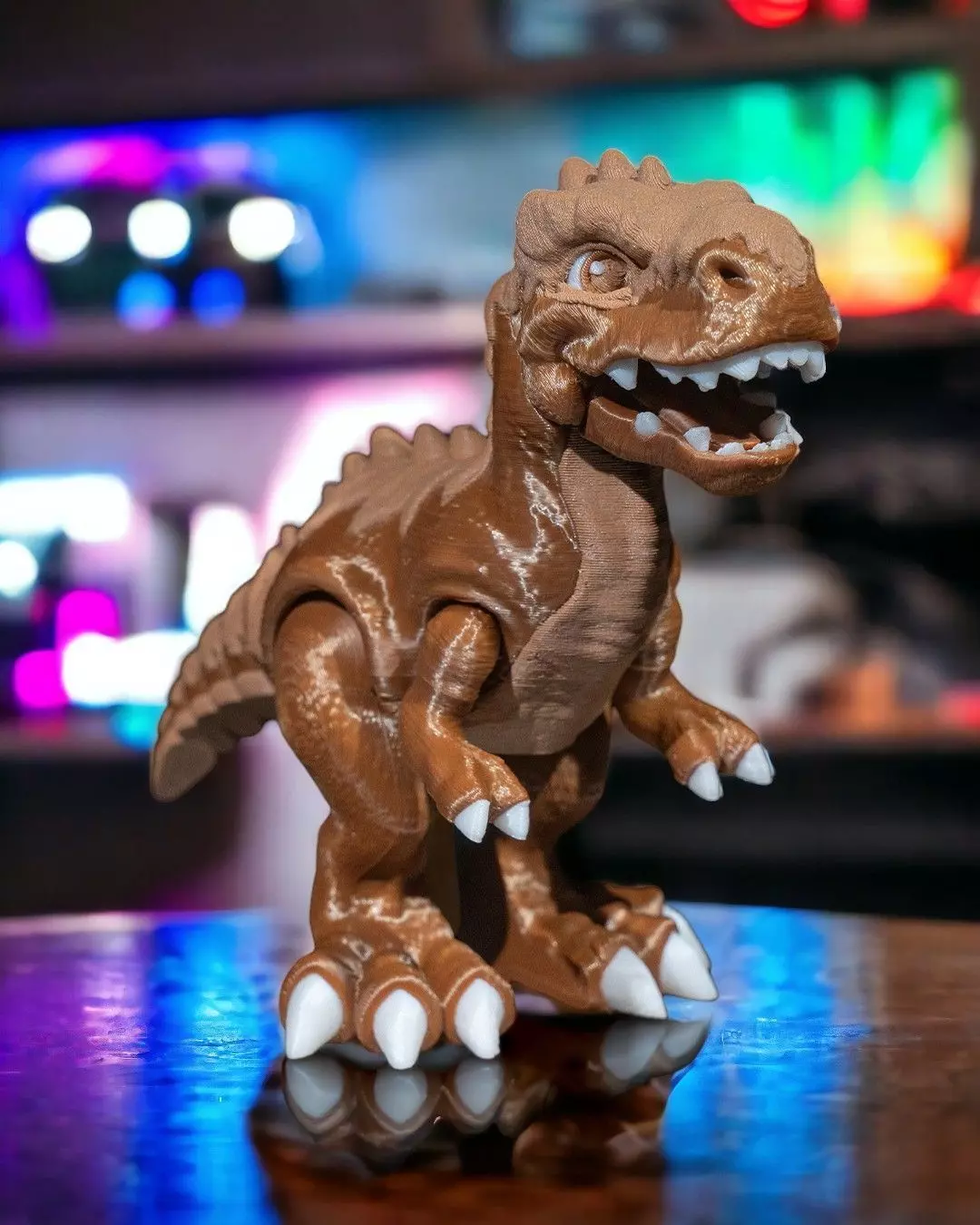 Articulated T-Rex 3D print model