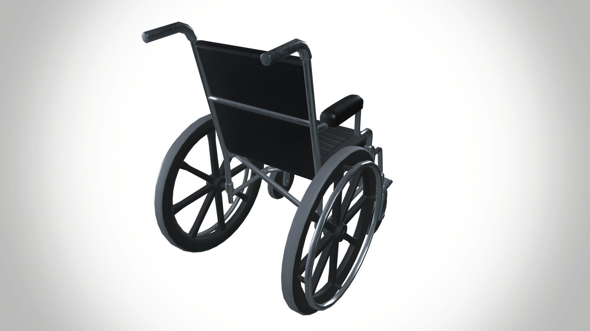 Wheelchair 3D model_6