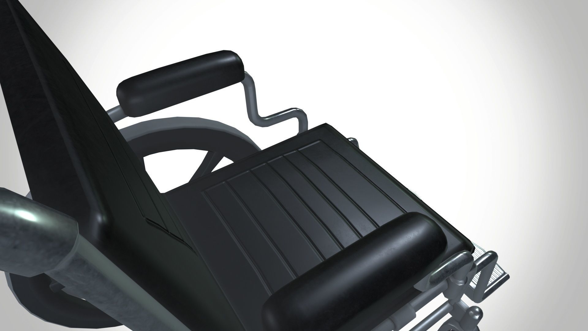 Wheelchair 3D model_7