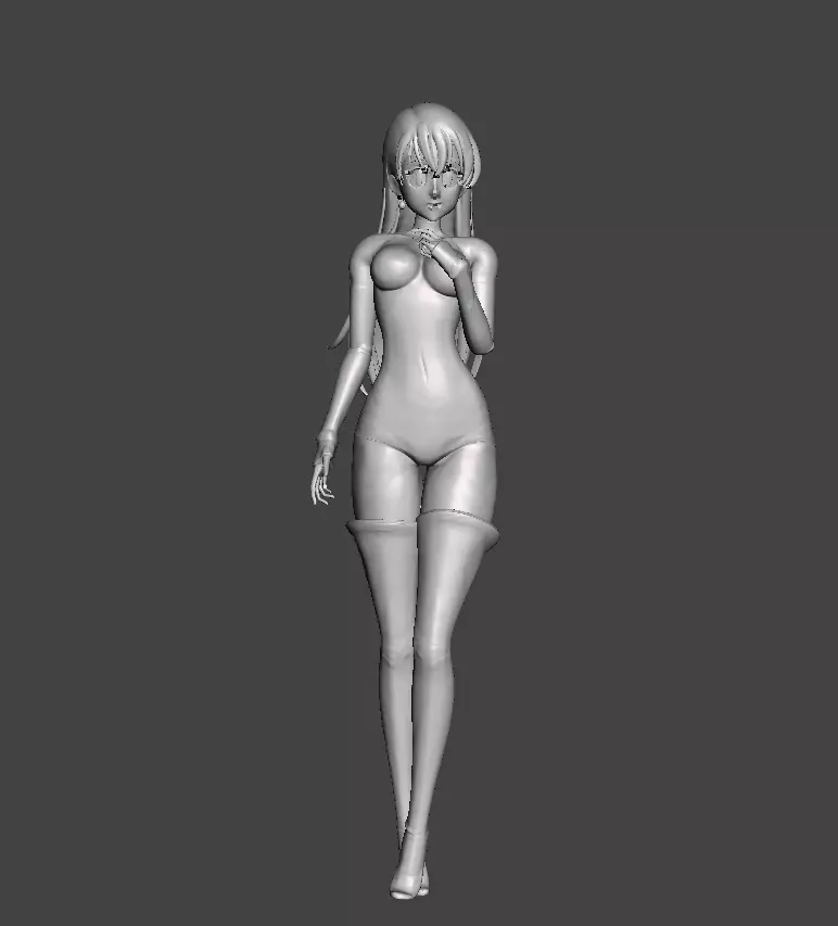 Elizabeth Liones 3D Model 3D print model_0