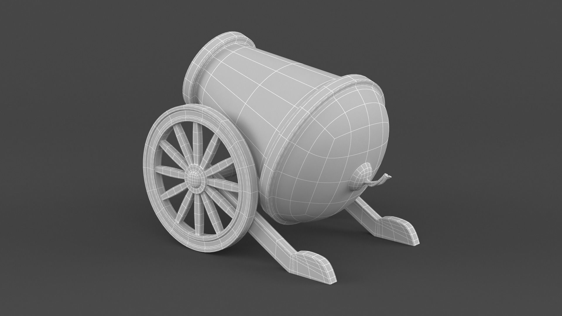 Circus Cannon 3D model_11