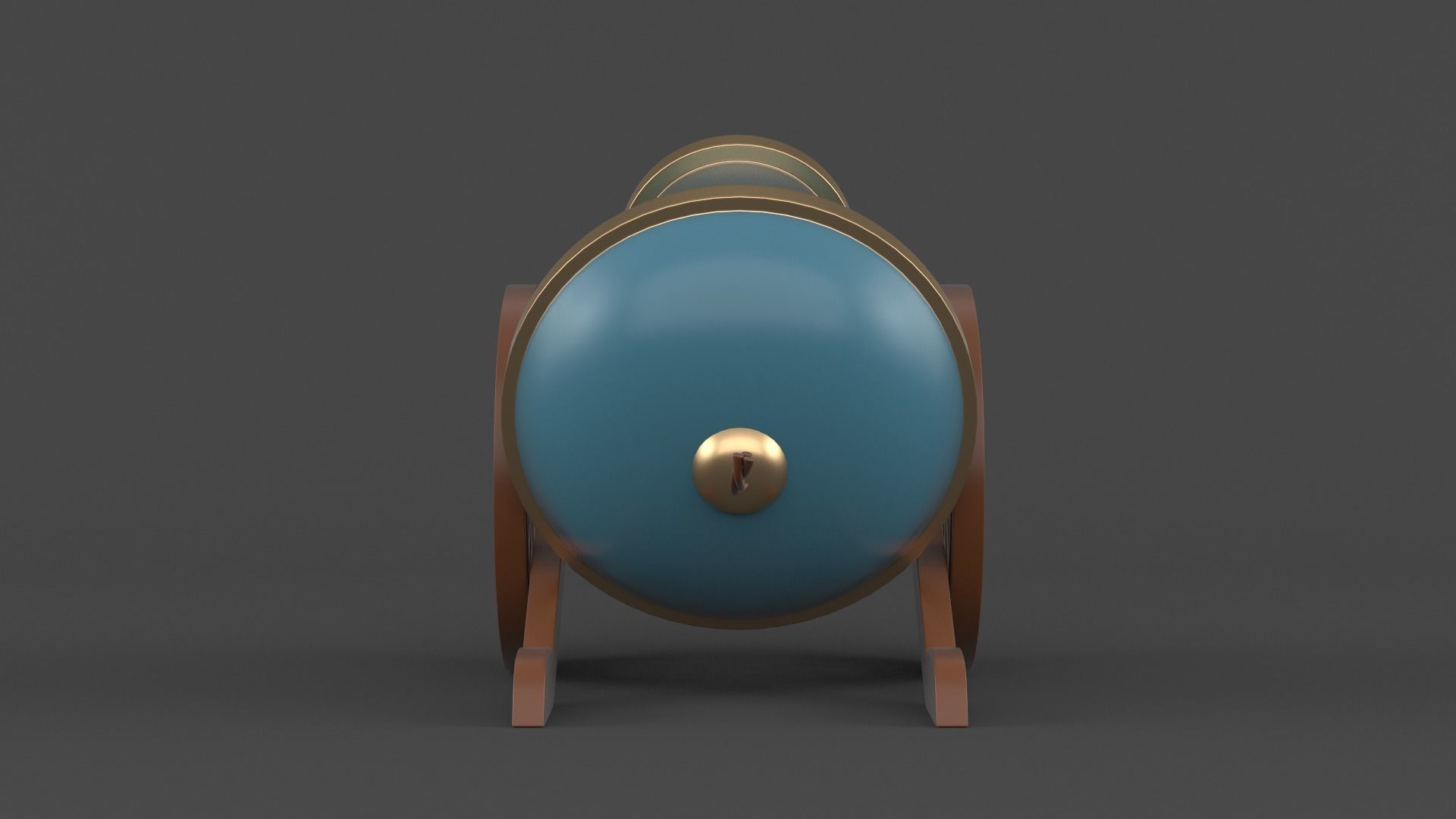 Circus Cannon 3D model_4