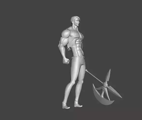 Escanor and Rhitta 3D Model