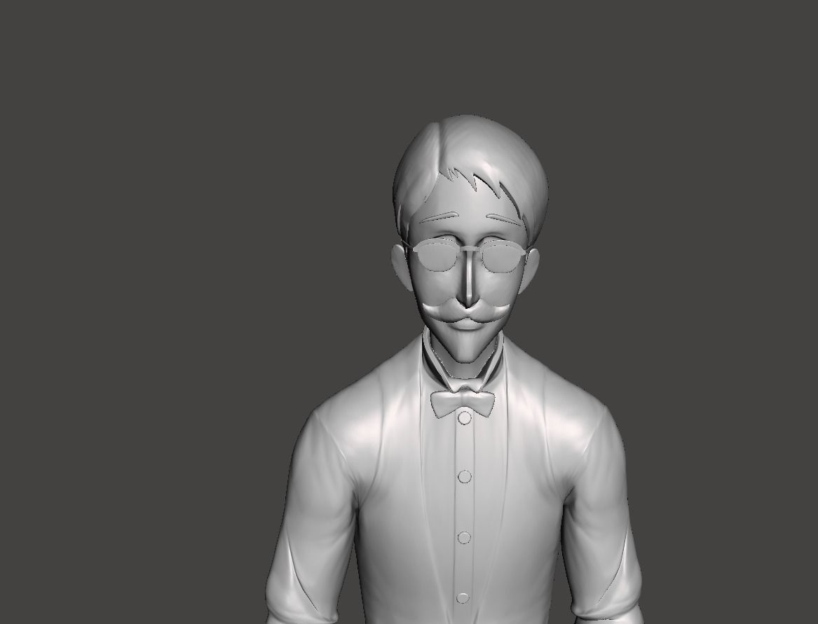 Escanor Bartender 3D Model 3D print model_1