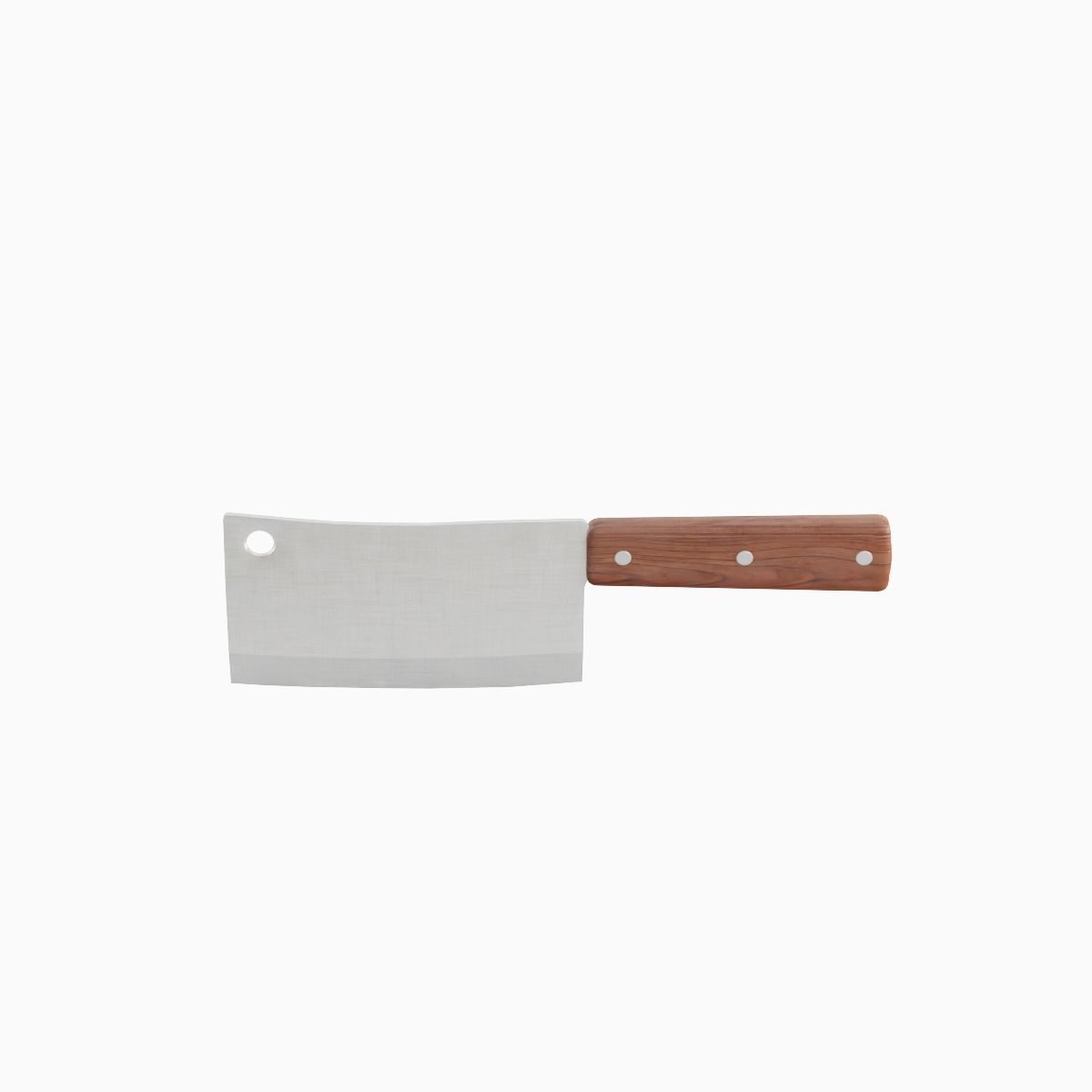 Meat Cleaver A 01 Low-poly 3D model_4