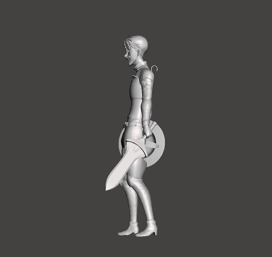 Escanor fight Indura 3D Model 3D print model_2