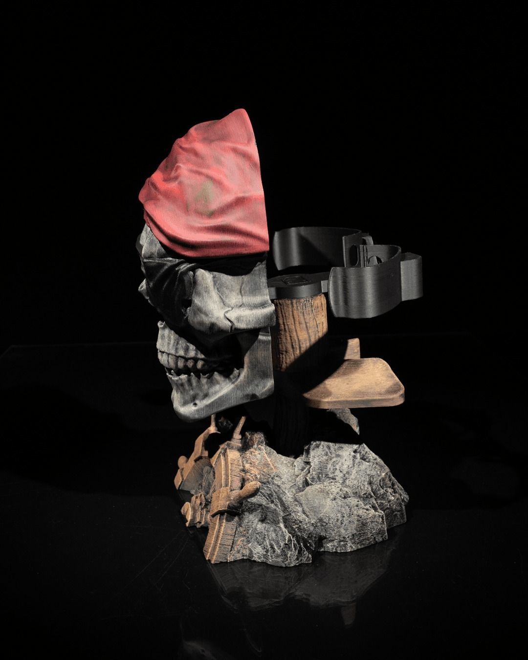 Barricade Controller Holder  3D print model_2