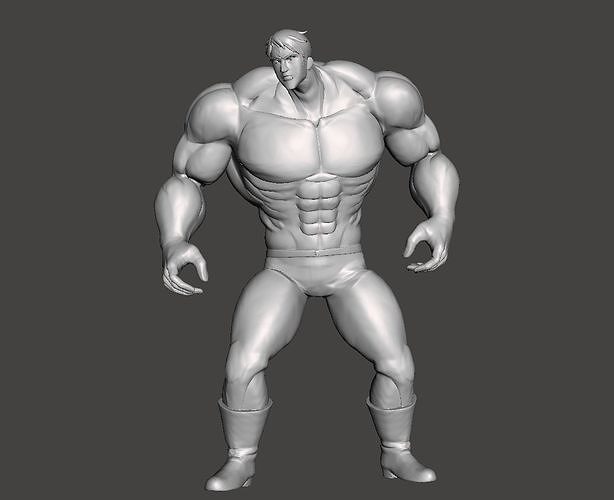 Young Escanor 3D Model 3D print model