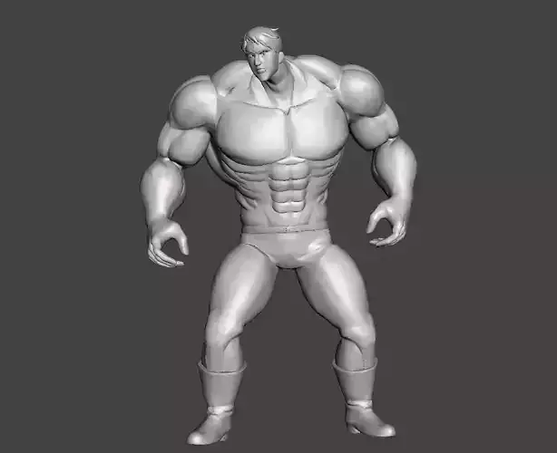 Young Escanor 3D Model 3D print model